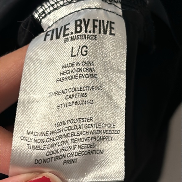 Five by Five by Master Piece zip up jacket size large - Picture 4 of 5